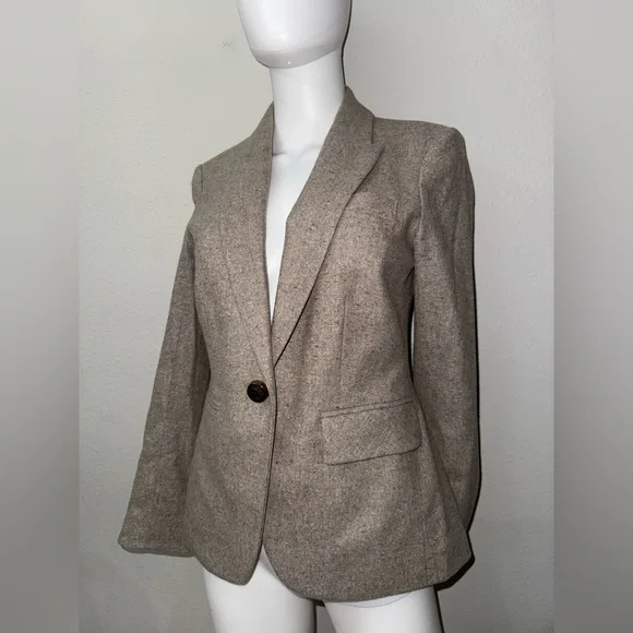 Veronica Beard Wool Blazer Cutaway Dickey Jacket 2 - Picture 2 of 6